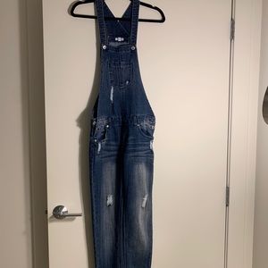 Denim overalls